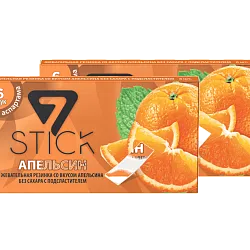 7STICK Жев резинка Апельсин 12 по 14.5г
