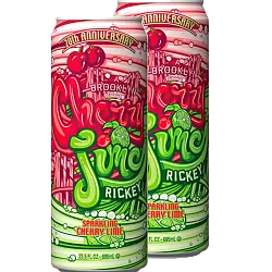 Arizona Напиток б/а негазированный Rickey Cherry Lime ж/б США 0.650л