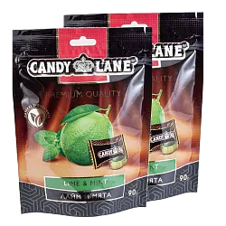 Candy Lane Леденцы фруктовые лайм и мята 90г
