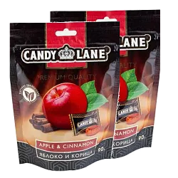 Candy Lane Леденцы фруктовые яблоко с корицей 90г