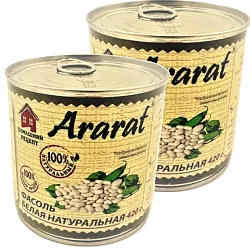 Фасоль Белая Натуральная 420 гр Арарат