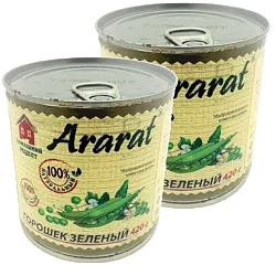 Горошек Зеленый 420 гр Арарат