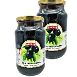 Маслины черные 1020 гр Aiello