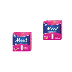 Meed Прокладки женские гигиенические ежедневные ультратонкие Ultra Soft 10 шт.