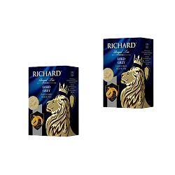 Richard Royal Tea Чай черный лист Lord Grey 90г