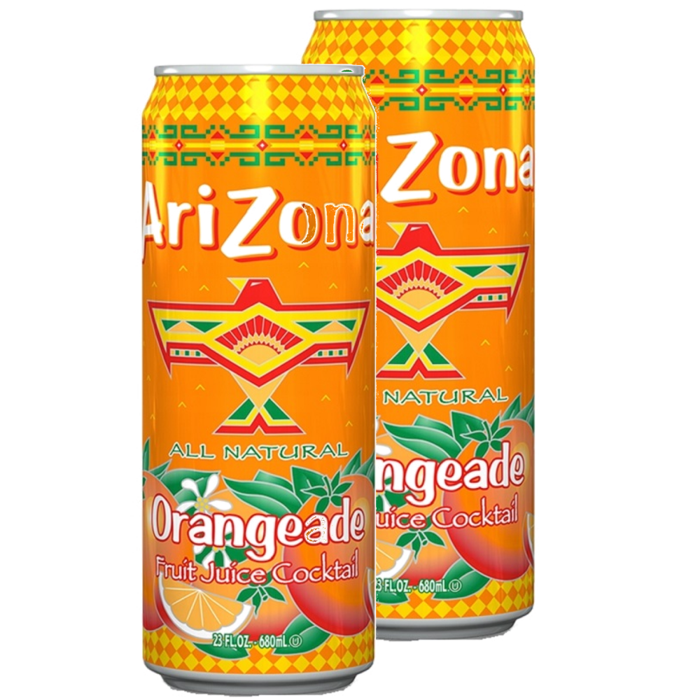 Arizona Напиток б/а негазированный ORANGEADE ж/б США 0.650л