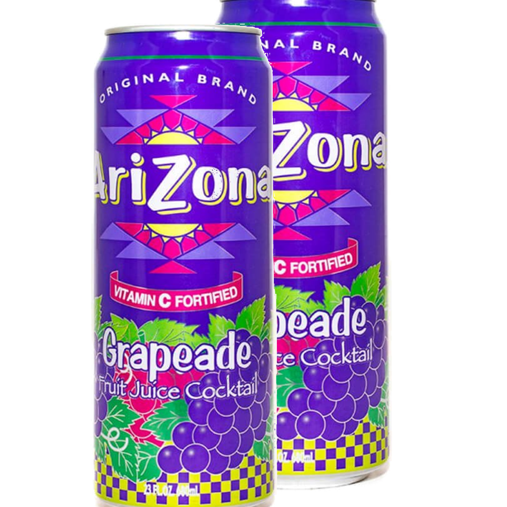 Arizona Напиток б/а негазированный GRAPEADE ж/б США 0.680л